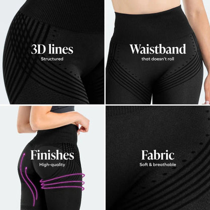 alt
Sømløse anti-cellulite-leggings - Gymfit