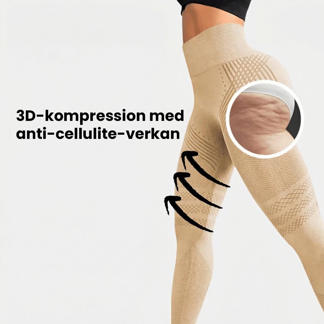 Sømløse anti-cellulite-leggings - Gymfit