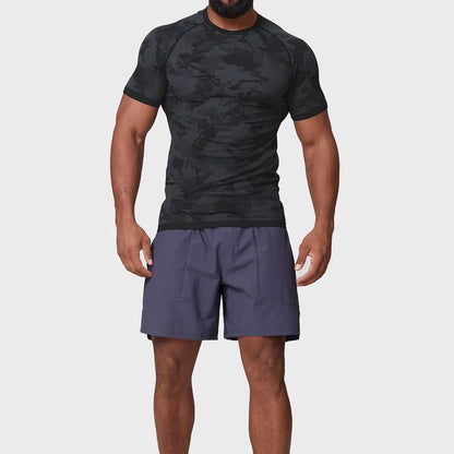 Seamless kamo quick dry T-skjorte - Gymfit