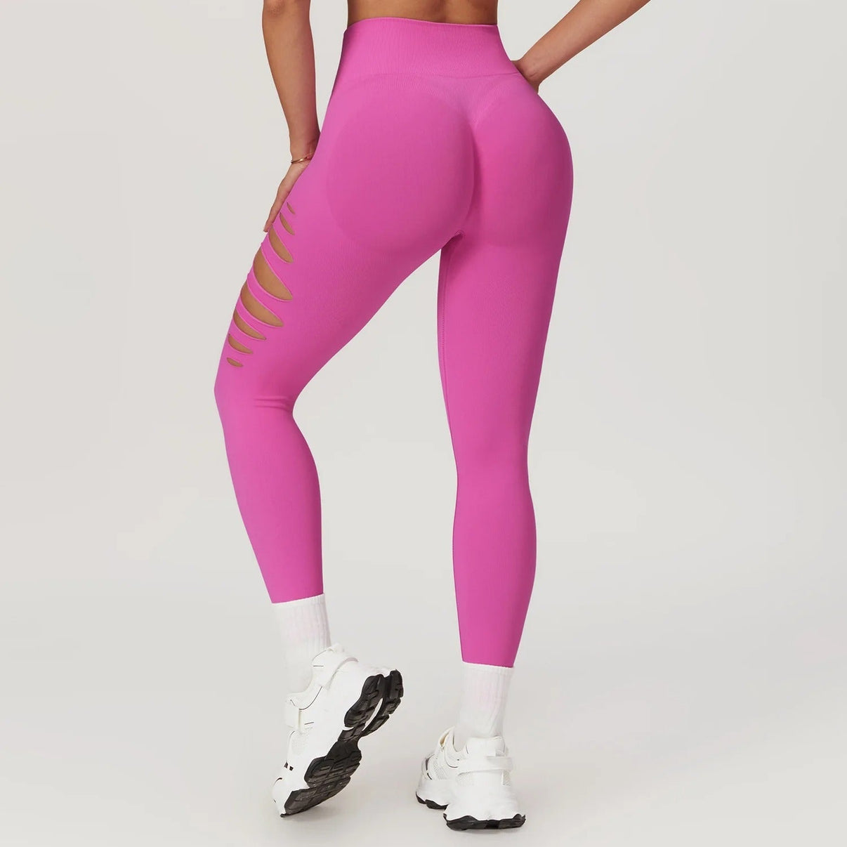 Seamless leggings med hull - Gymfit