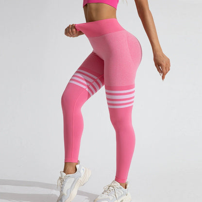 sømfrie leggings med V-rygg - Gymfit
