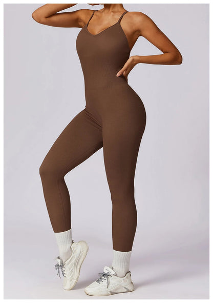 Sømløs scrunch jumpsuit - Gymfit