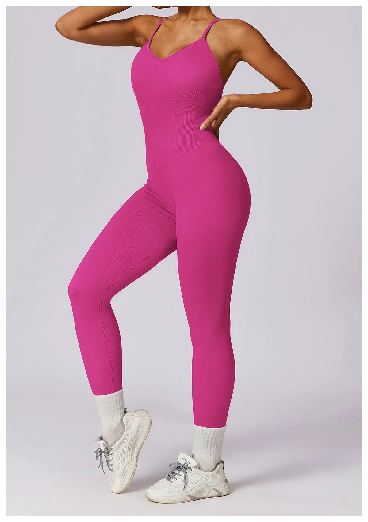 Sømløs Scrunch-jumpsuit - Gymfit