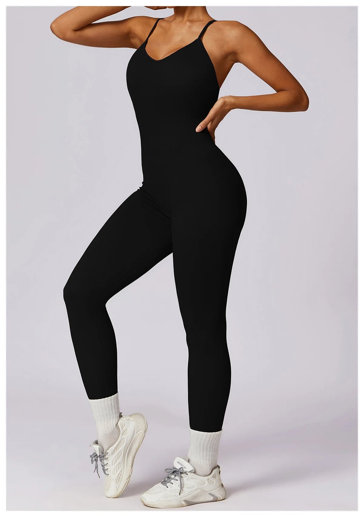 Sømløs Scrunch-jumpsuit - Gymfit
