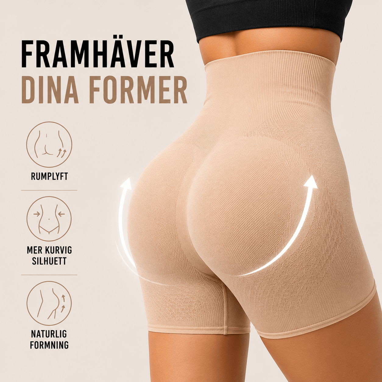 alt
Sømløs silhuettformende løft - Gymfit