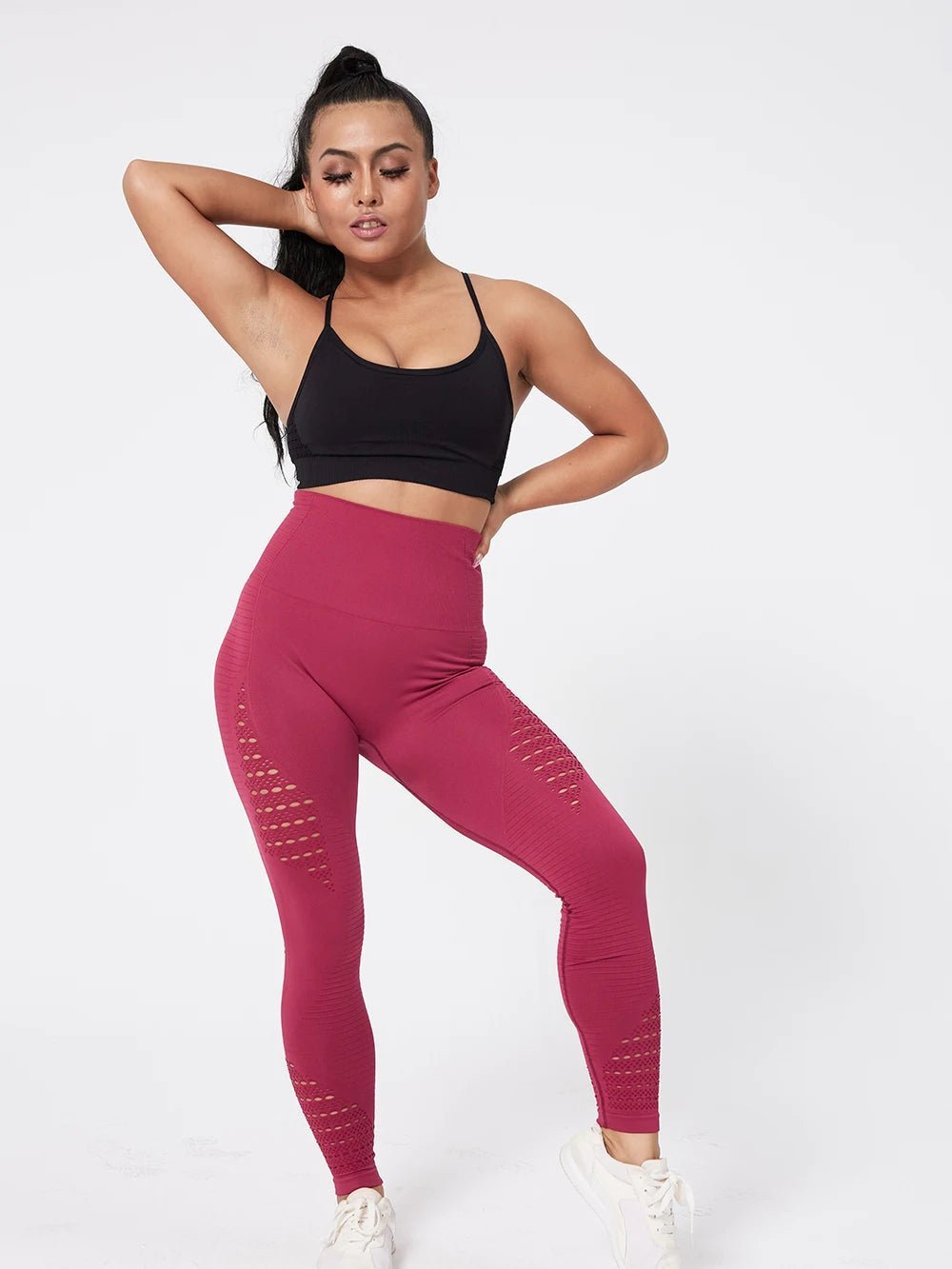 Sømløse stretch-leggings - Gymfit