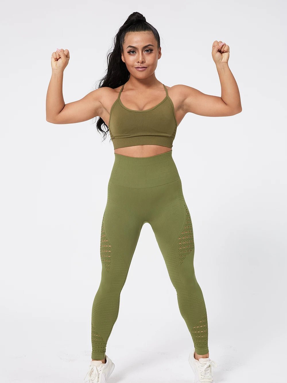 Sømløse stretchleggings - Gymfit