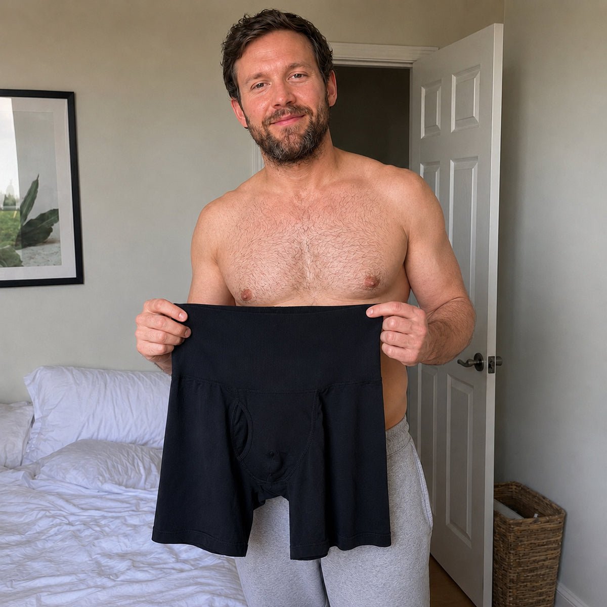 Shaper Men kompresjonsshorts med høy kompresjon - Gymfit