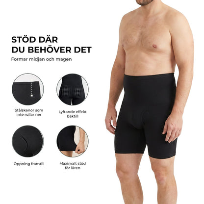 Shaper herre høykompresjonsshorts - Gymfit