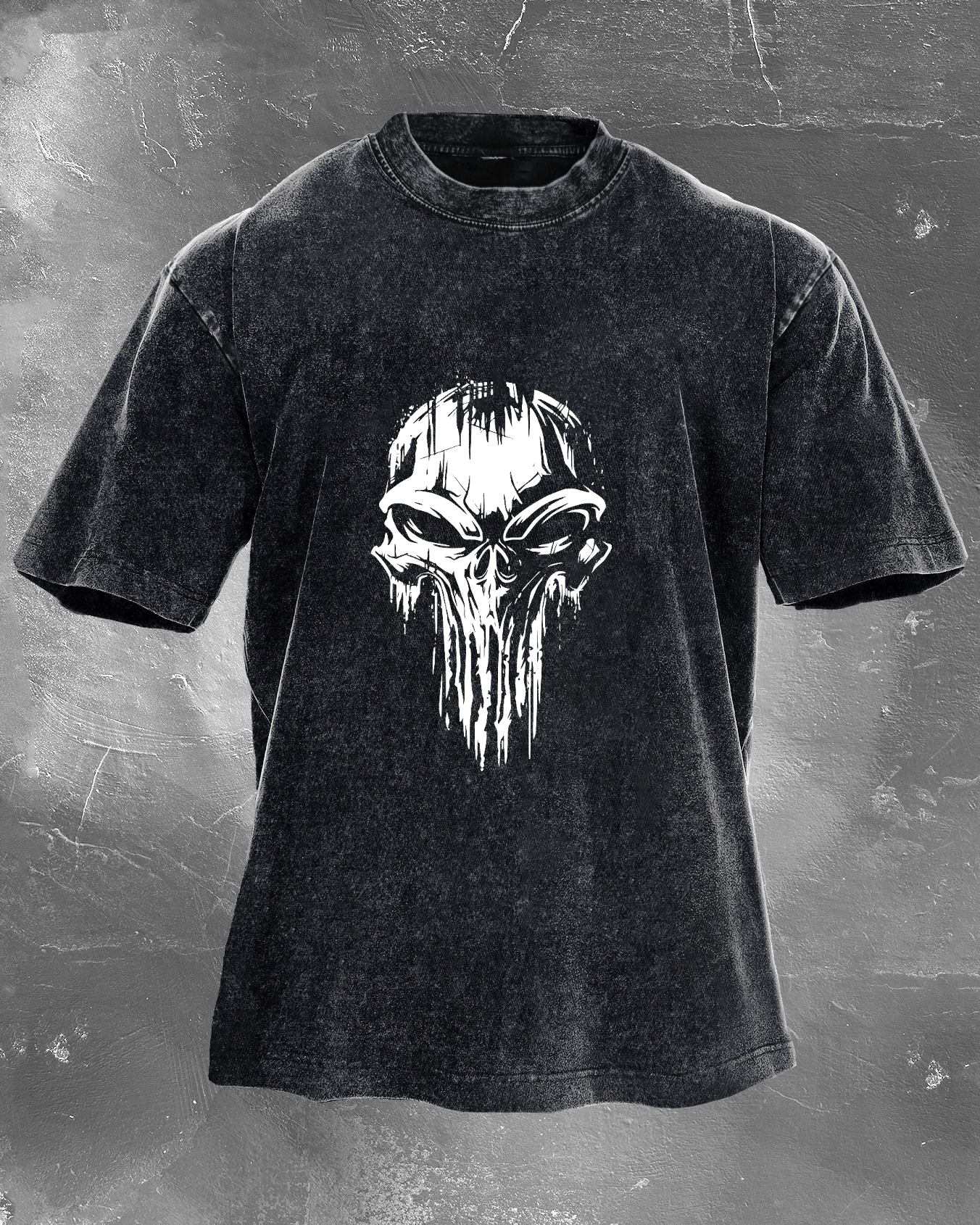Skull Men's vasket T-skjorte - Gymfit