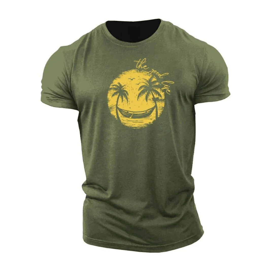 Smiley palmetre T-skjorte - Gymfit