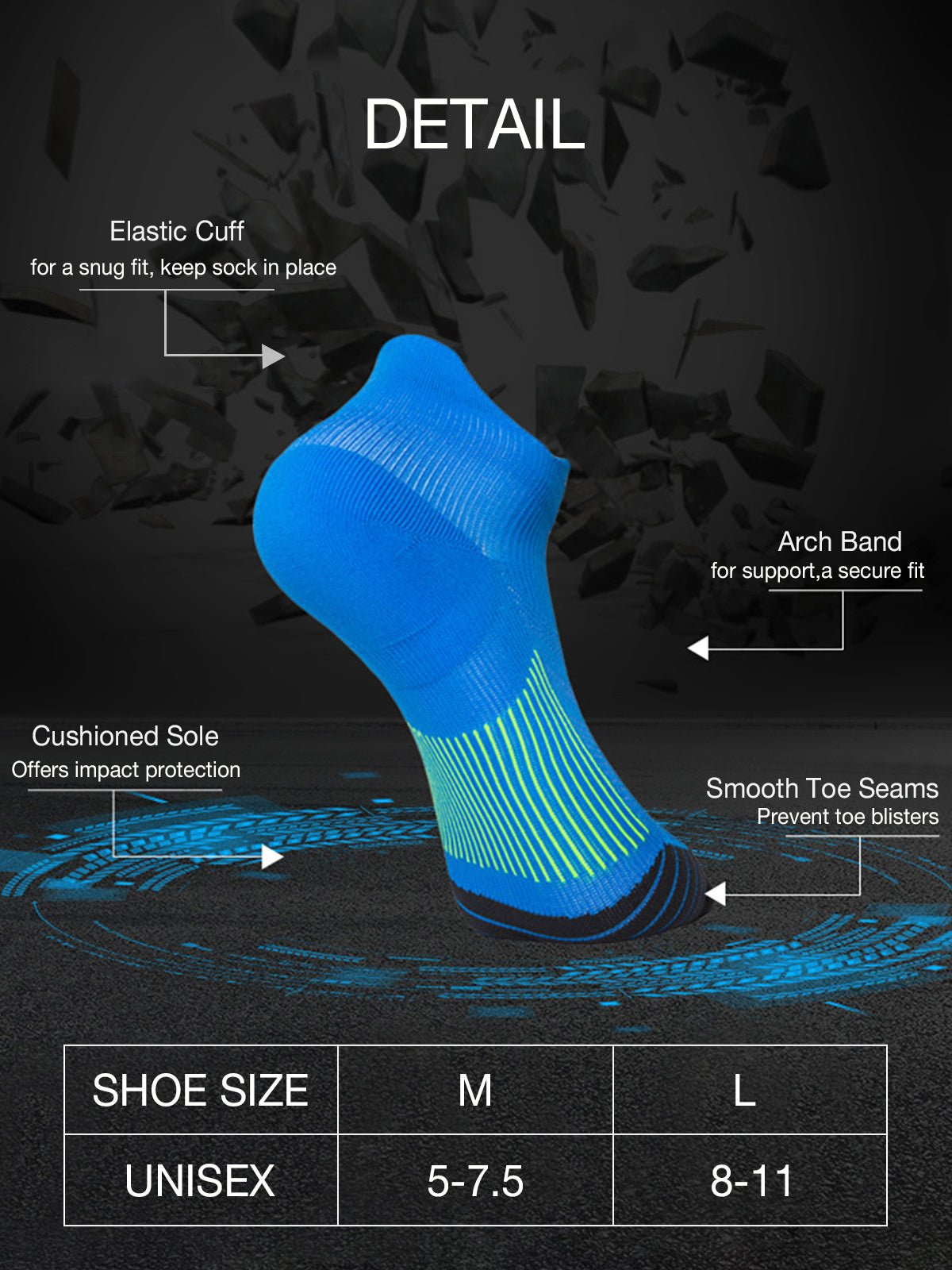 Sokk Low Cut 4-pack - Gymfit