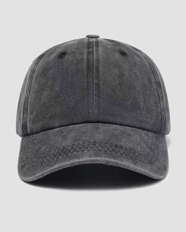 Ensfarget uten trykk, vasket caps - Gymfit