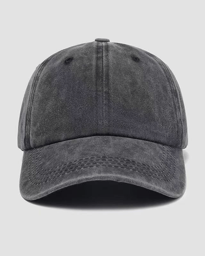 Ensfarget uten trykk, vasket caps - Gymfit
