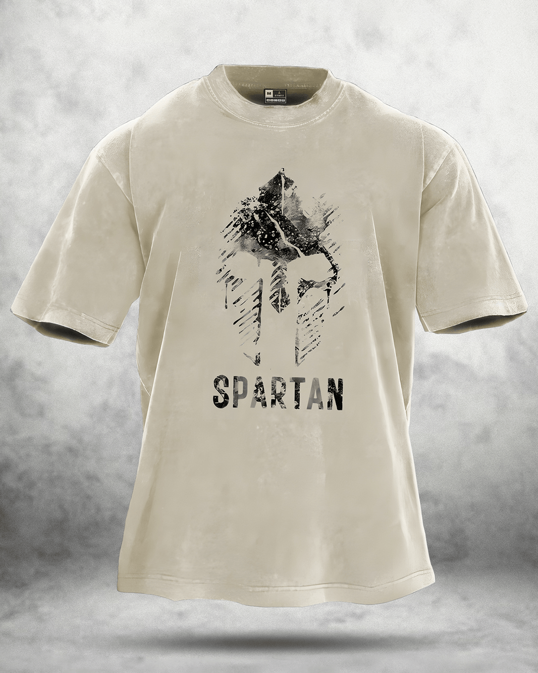 SPARTAN VASKET OG FALMET T-SHIRT - Gymfit
