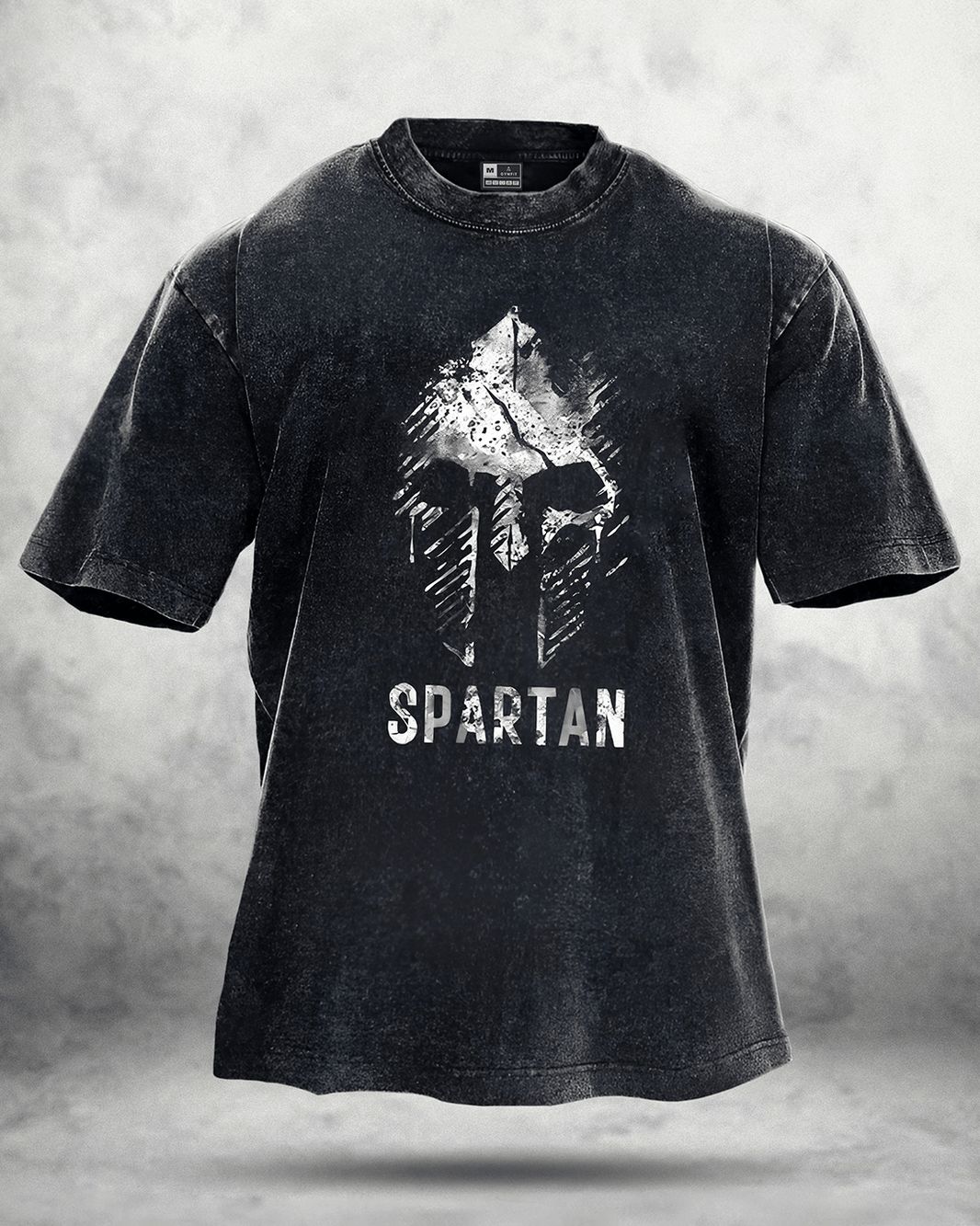 SPARTAN falmet vasket T-skjorte - Gymfit