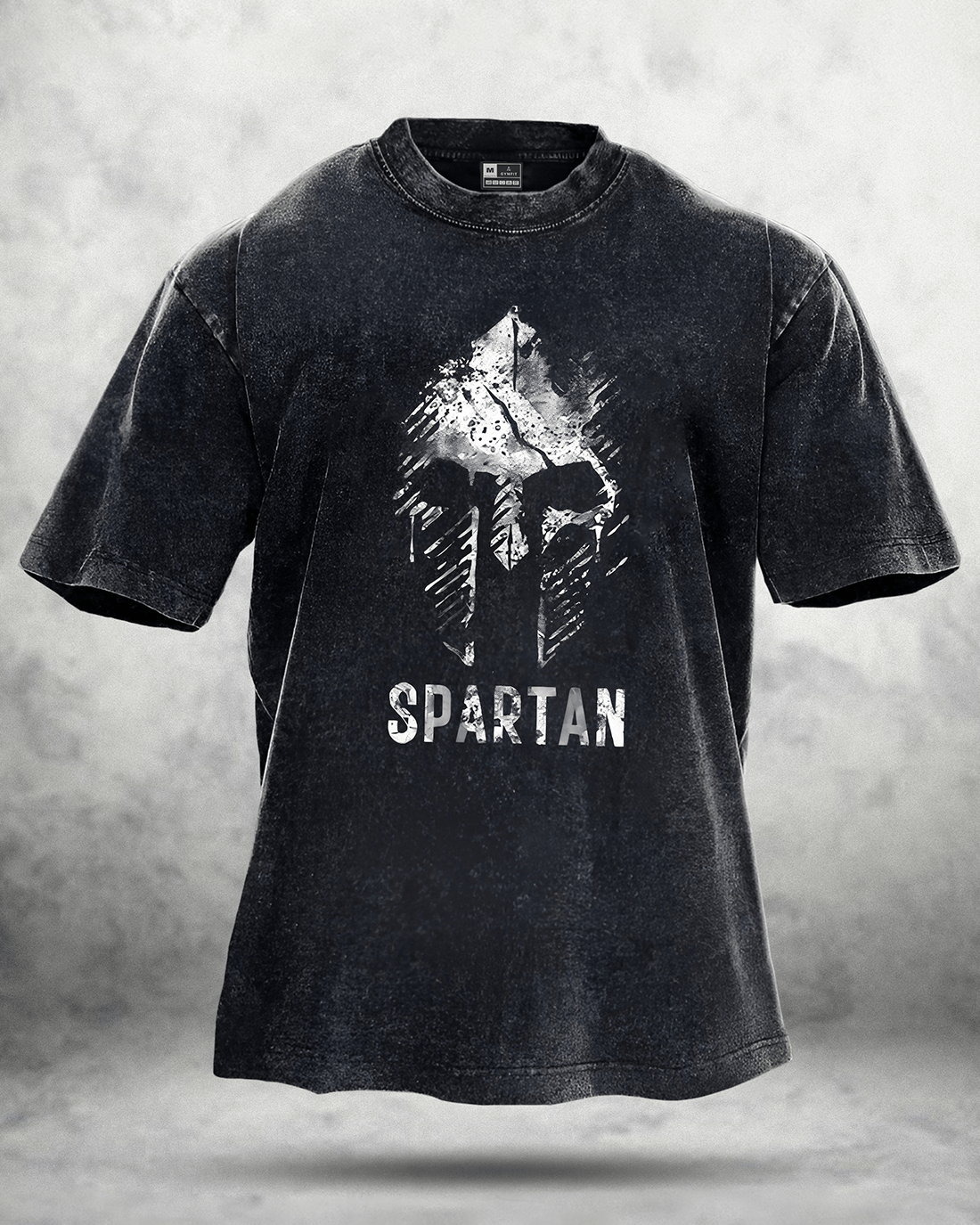 SPARTAN falmet vasket T-skjorte - Gymfit