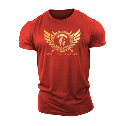 Spartan Forged brystemblem gull - trenings-T-skjorte - Gymfit