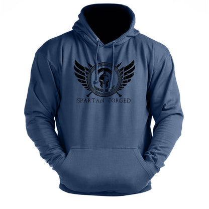 Spartan Forged brystemblem - treningshoodie - Gymfit