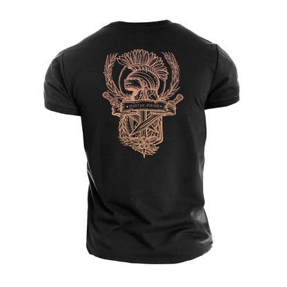 Spartan Smidd emblem - Trenings-T-skjorte - Gymfit