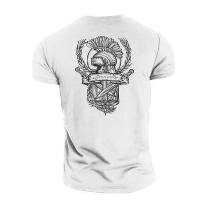 Spartan smidd emblem - Trenings-T-skjorte - Gymfit