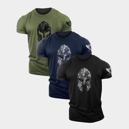 alt
Spartan Forged trenings-T-skjorte 3-pakning - Gymfit