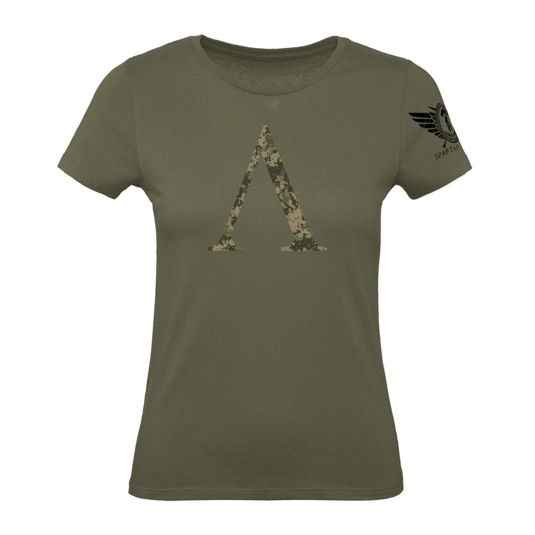 Spartan Forged Woodland dame T-skjorte - Gymfit