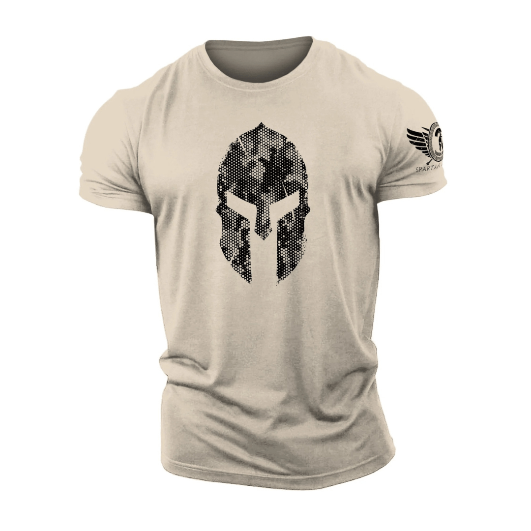 Spartan hjelm camo T-skjorte - Gymfit