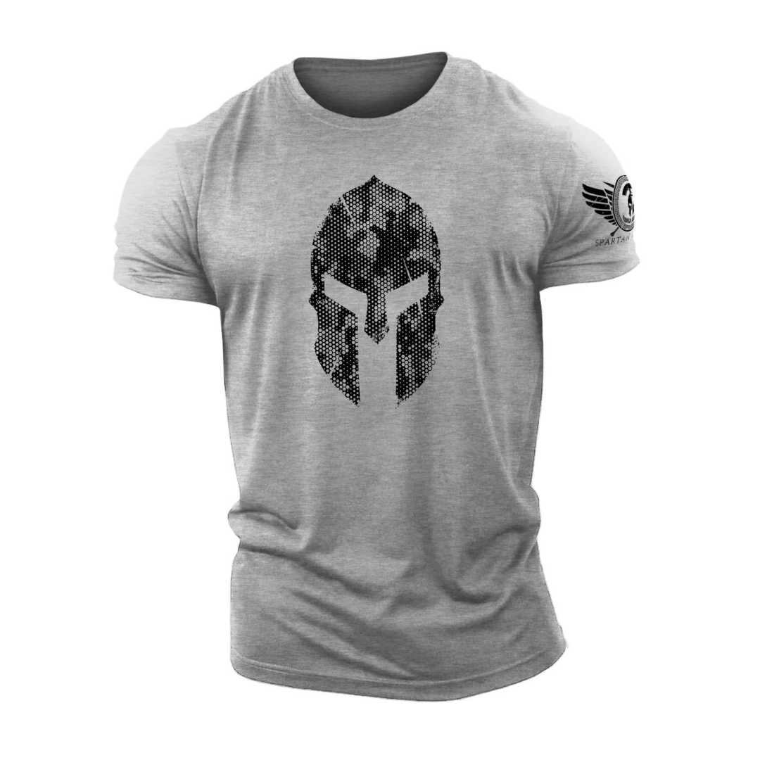Spartanerhjelm Camo T-skjorte - Gymfit