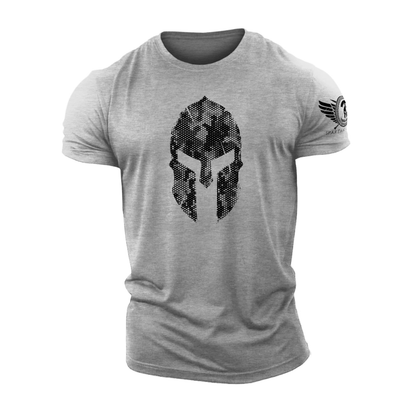 Spartanerhjelm Camo T-skjorte - Gymfit