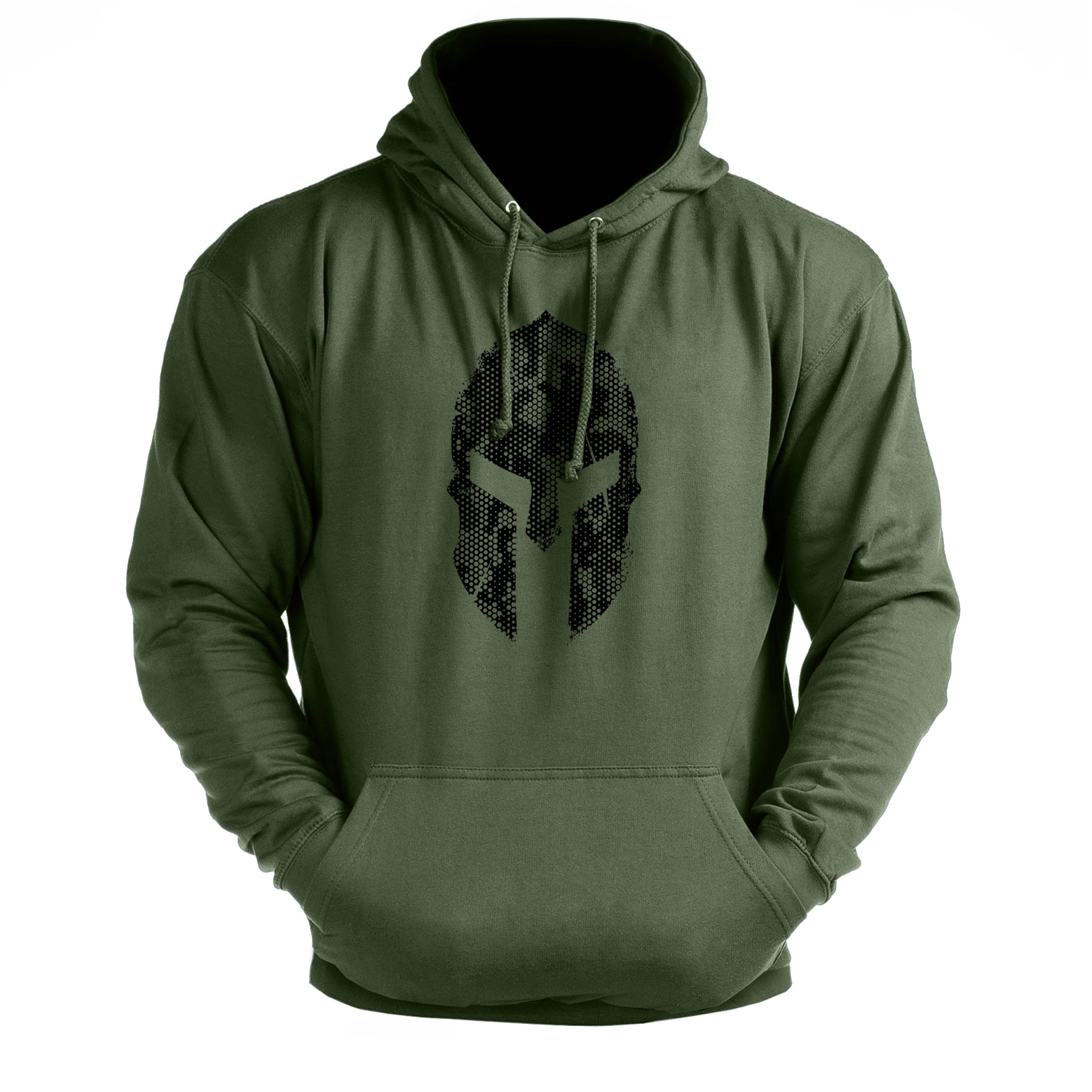 Spartan Helmet Hex Camo - Treningshettegenser - Gymfit