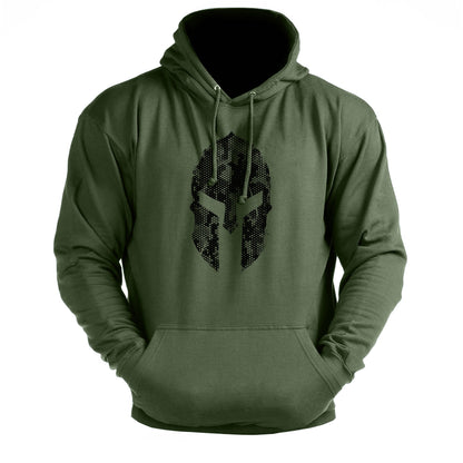 Spartan Helmet Hex Camo - Treningshettegenser - Gymfit