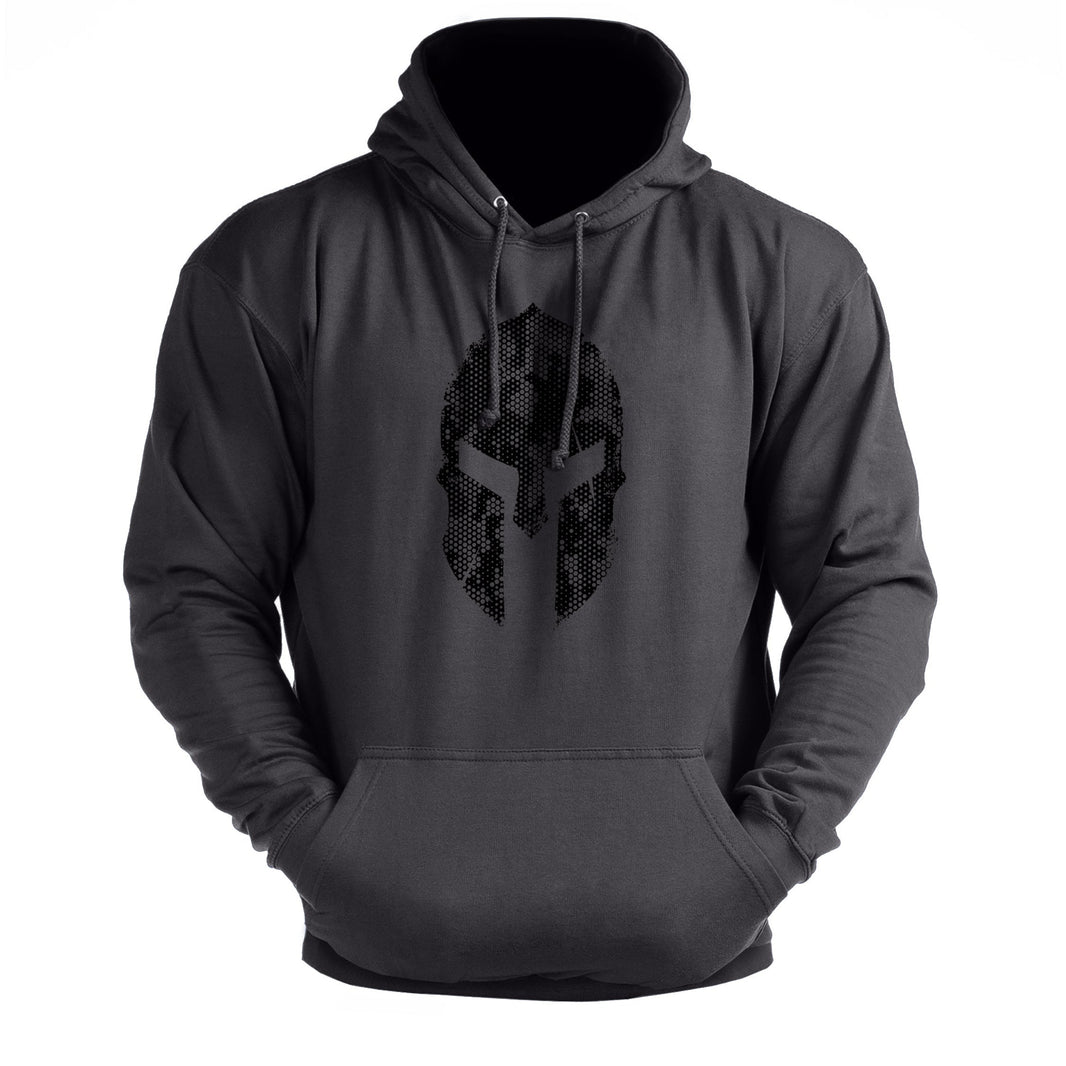 Spartansk hjelm Hex Camo - treningshettegenser - Gymfit