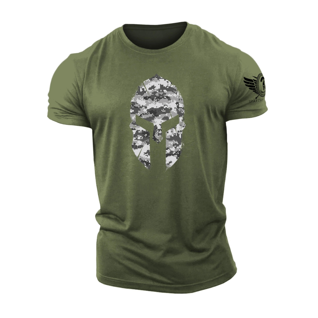 Spartan-helm vinterkamuflasje T-skjorte - Gymfit