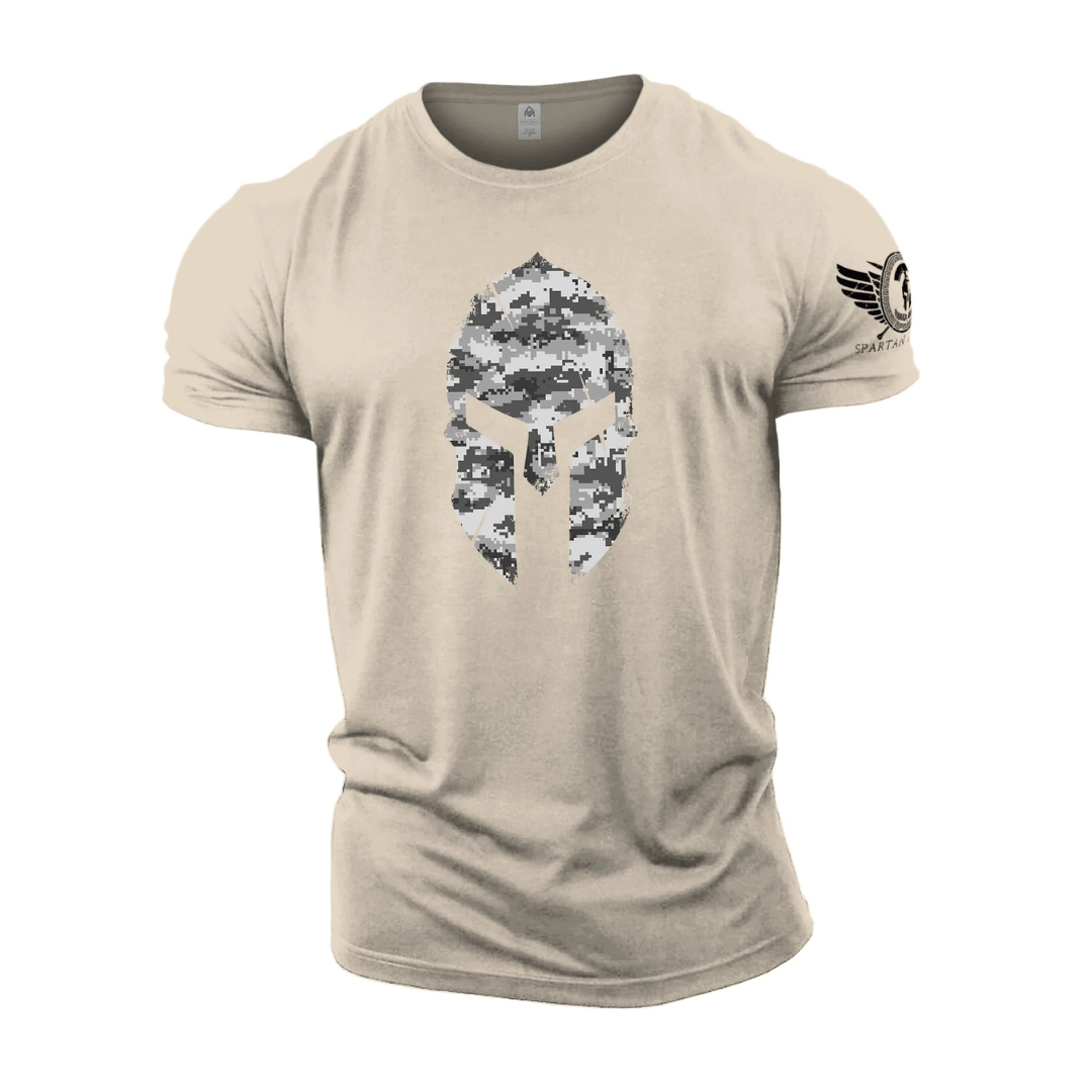 Spartanerhjelm Winter Camo T-skjorte - Gymfit