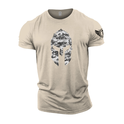 Spartanerhjelm Winter Camo T-skjorte - Gymfit