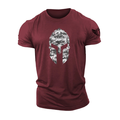 Spartan Hjelm Winter Camo T-skjorte - Gymfit