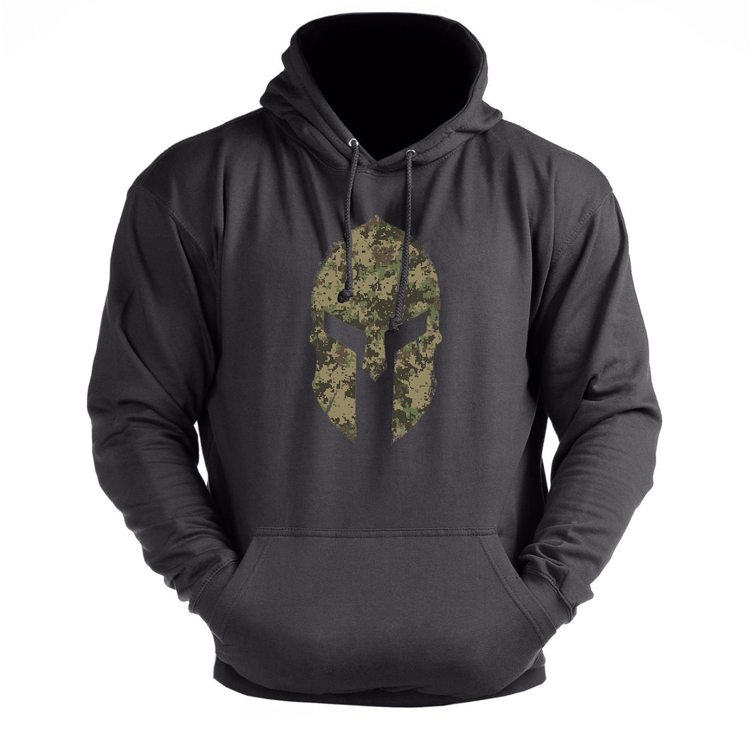 Spartan-hjelm Woodland Camo - Gym-hettegenser - Gymfit