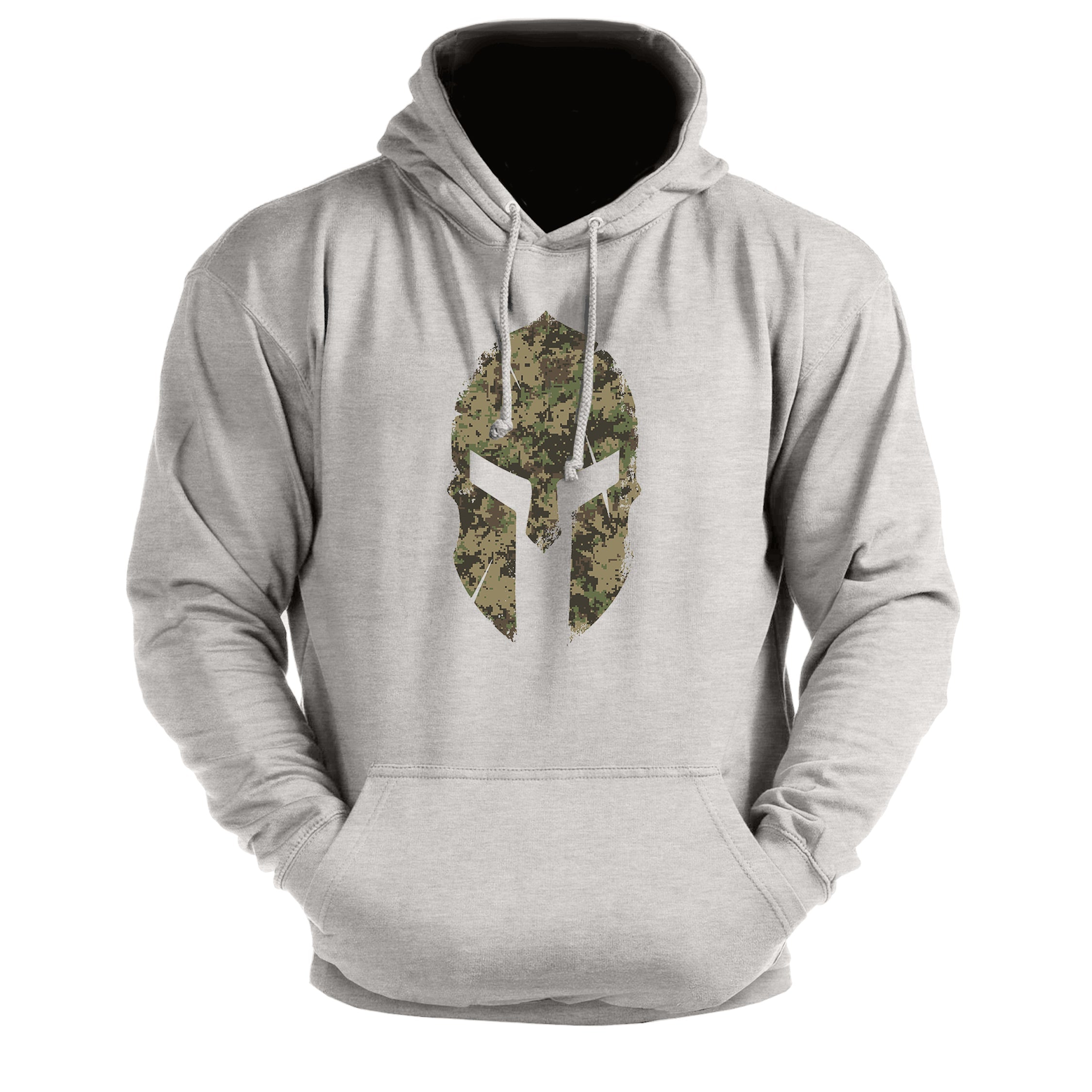 Spartan-hjelm Woodland Camo - Treningshettegenser - Gymfit