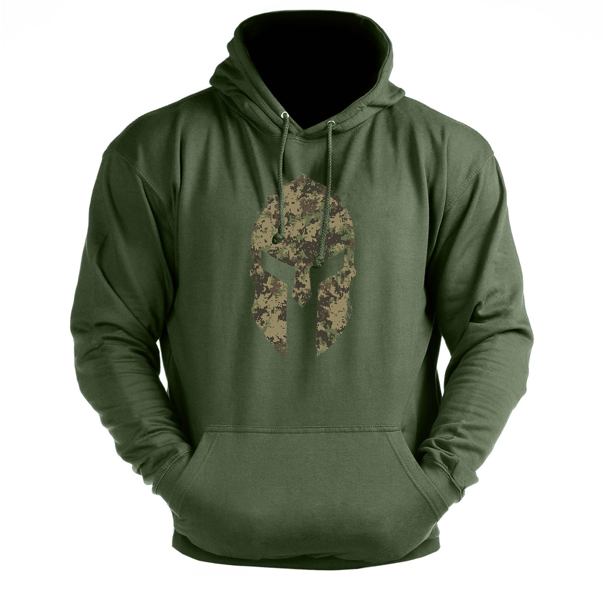 Spartan hjelm Woodland Camo - treningshettegenser - Gymfit
