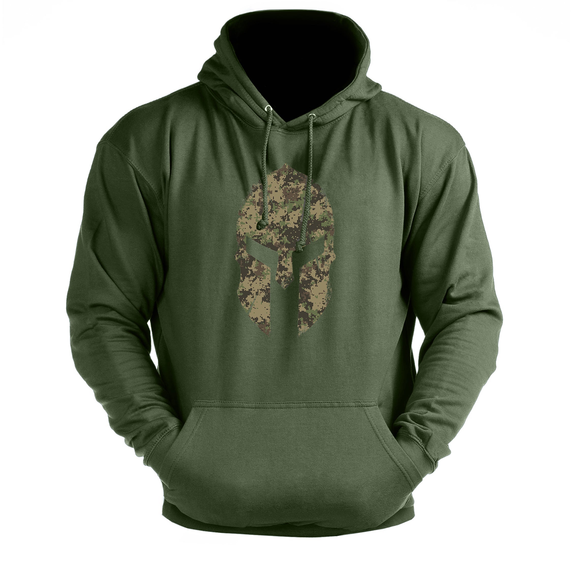 Spartan hjelm Woodland Camo - treningshettegenser - Gymfit