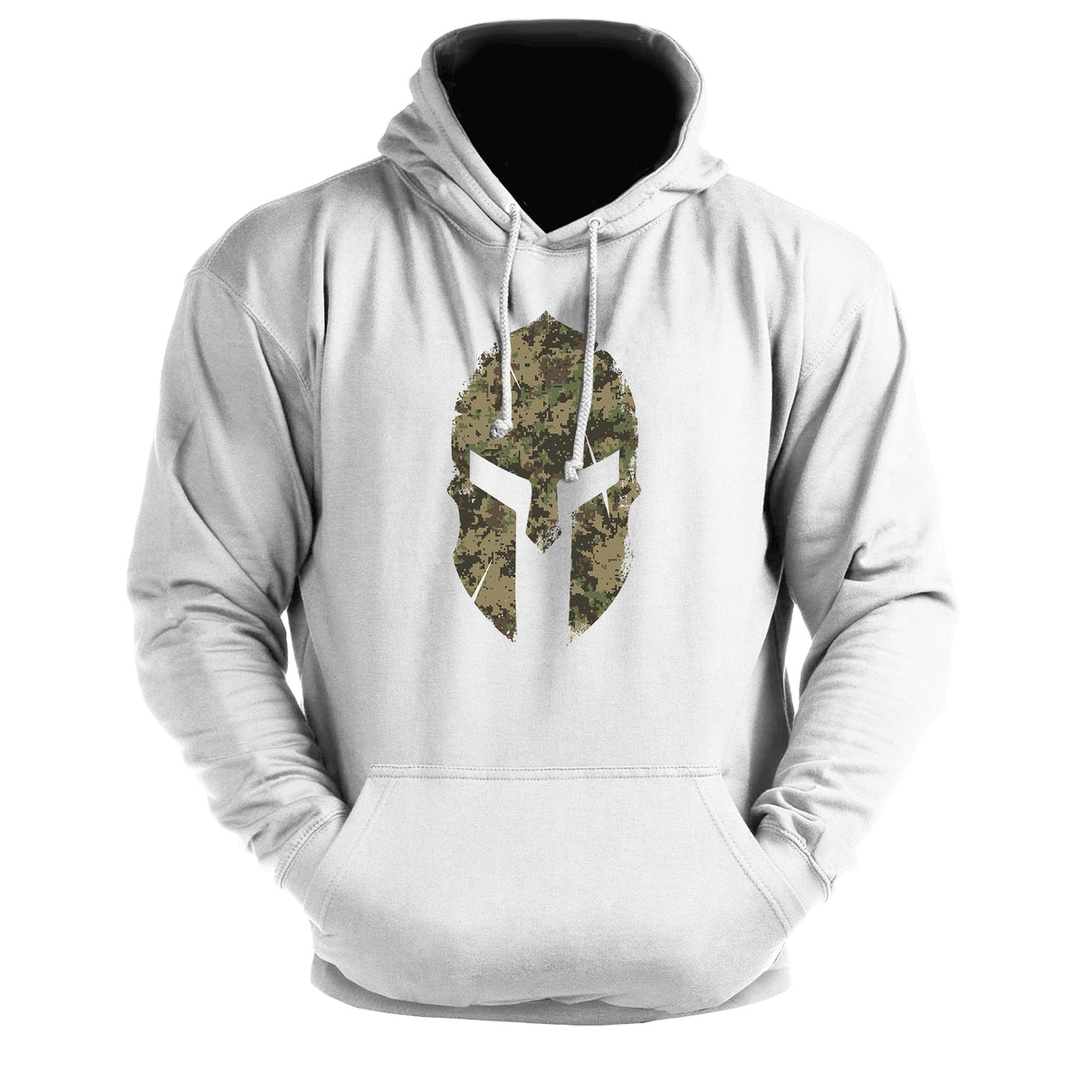 Spartan hjelm Woodland Camo - Gym-hettegenser - Gymfit