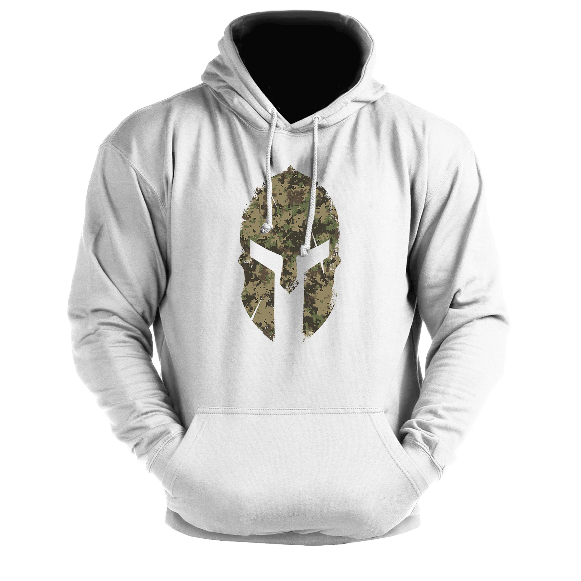 Spartan hjelm Woodland Camo - Gym-hettegenser - Gymfit