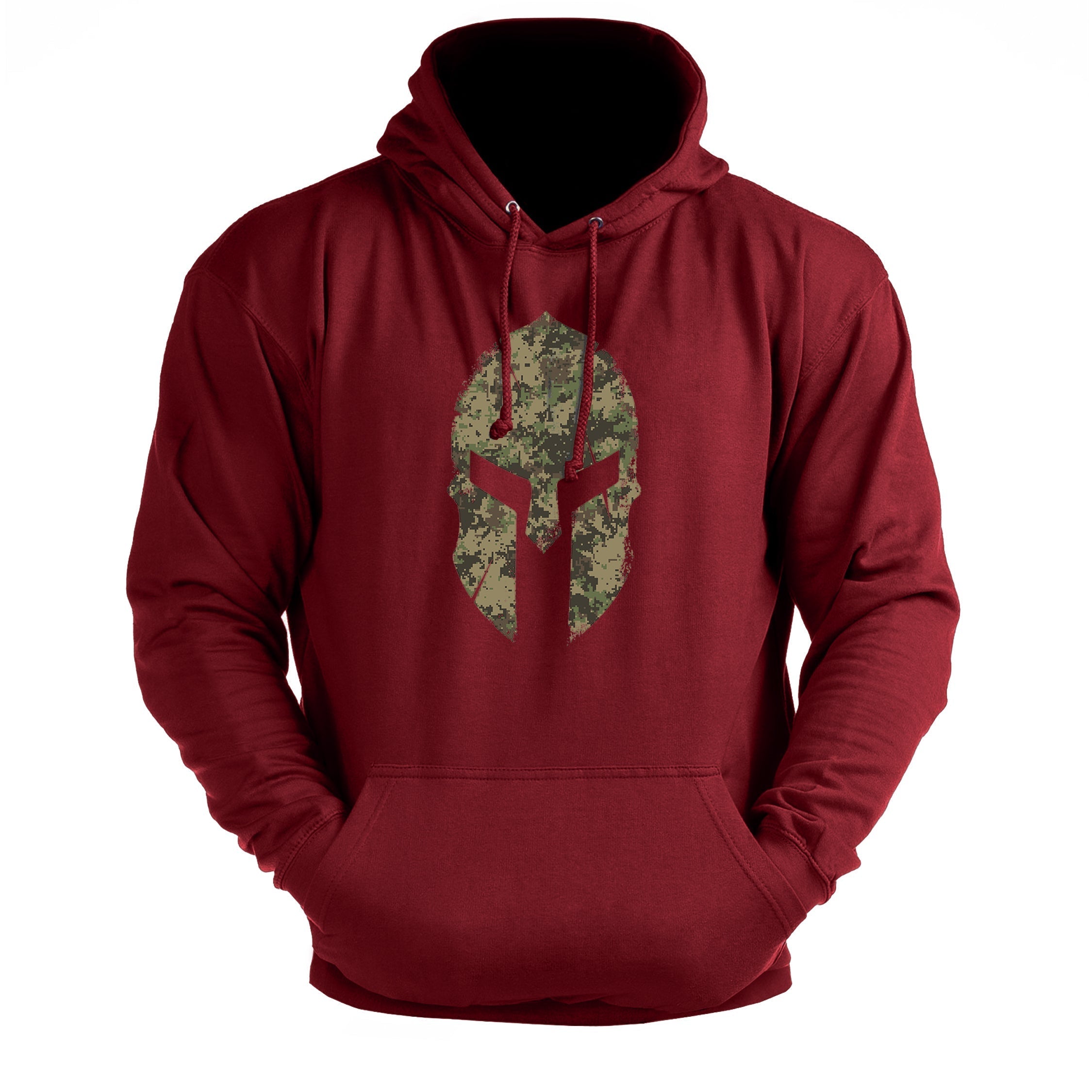 Spartan-hjelm Woodland Camo - Treningshoodie - Gymfit