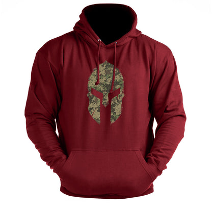 Spartan-hjelm Woodland Camo - Treningshoodie - Gymfit