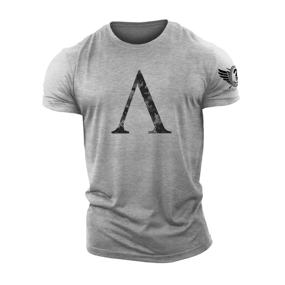 Spartan Symbol kamuflasje-T-skjorte - Gymfit
