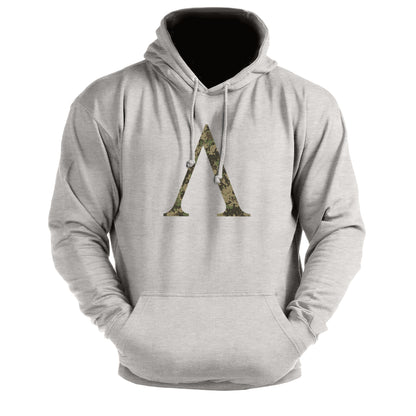 Spartan Symbol Woodland Camo - Treningshettegenser - Gymfit