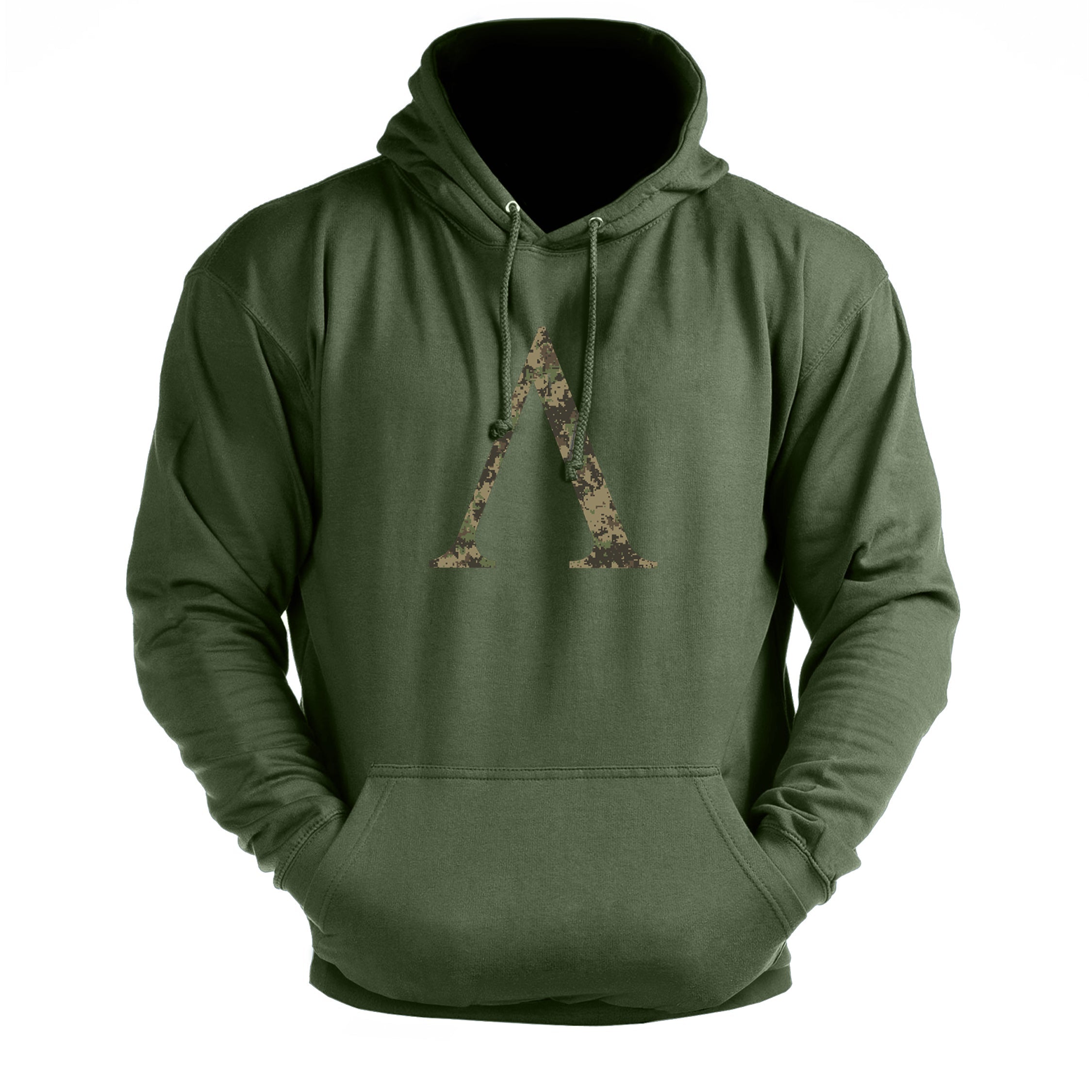 Spartan Symbol Woodland Camo - Treningshettegenser - Gymfit