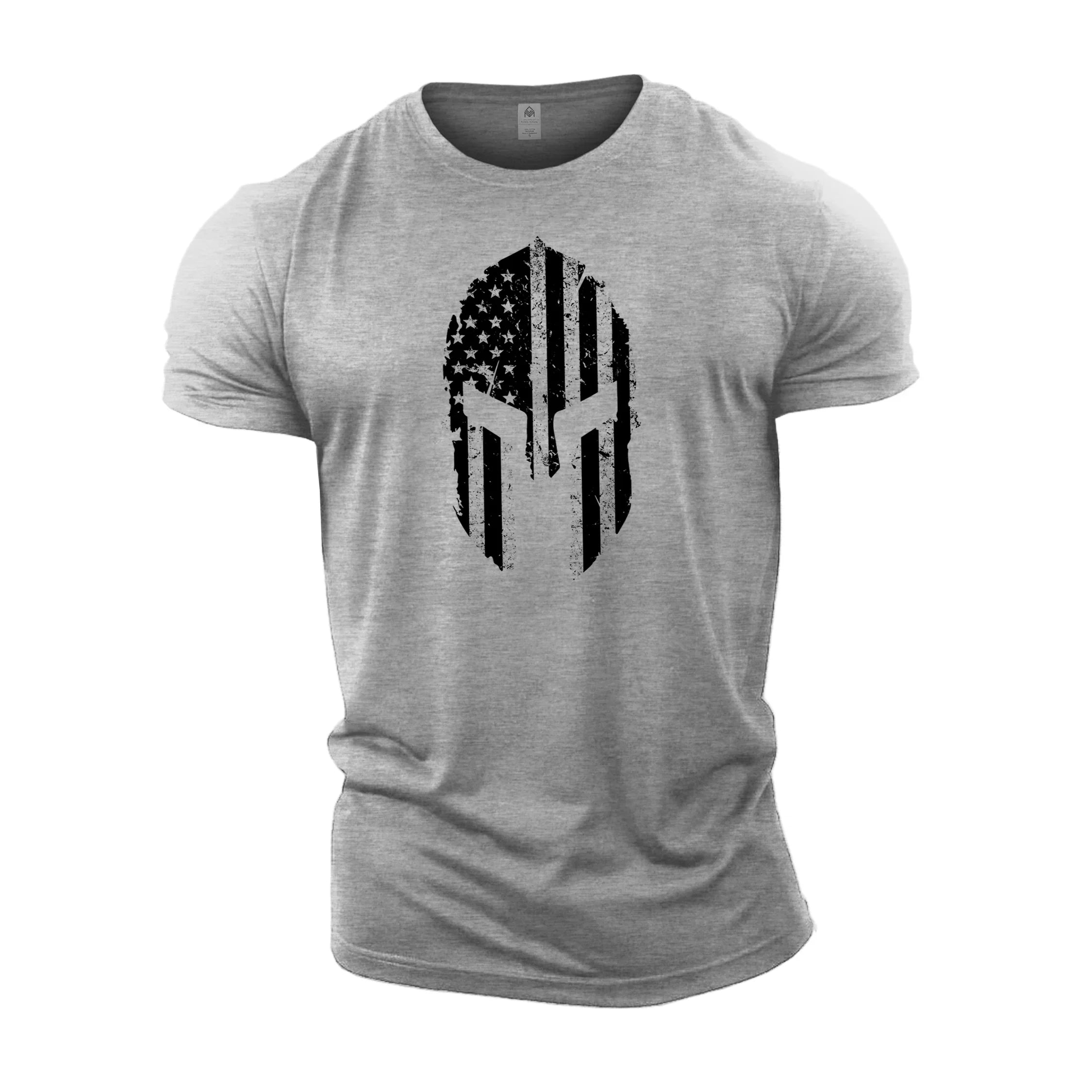 Spartan UK, USA, falmet trenings-T-skjorte 3-pakning - Gymfit