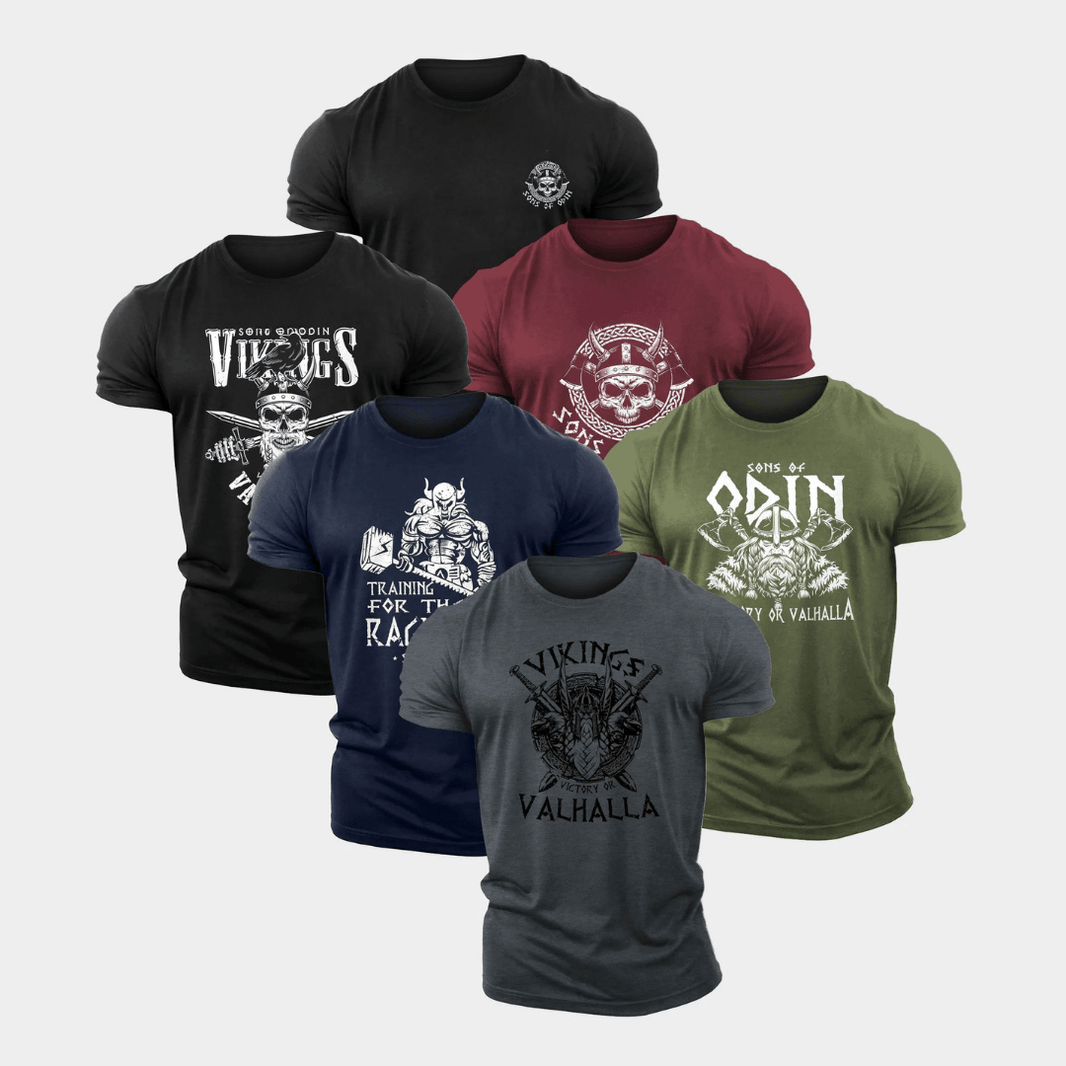 Staple Son Of Odin trenings-T-skjorte 6-pakning - Gymfit